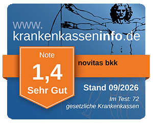 Großer Krankenkassentest mit Note eins Komma vier Stand September